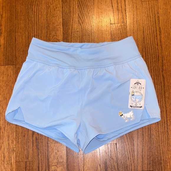 Sky Blue Women's Athletic Shorts - Picture 1 of 3